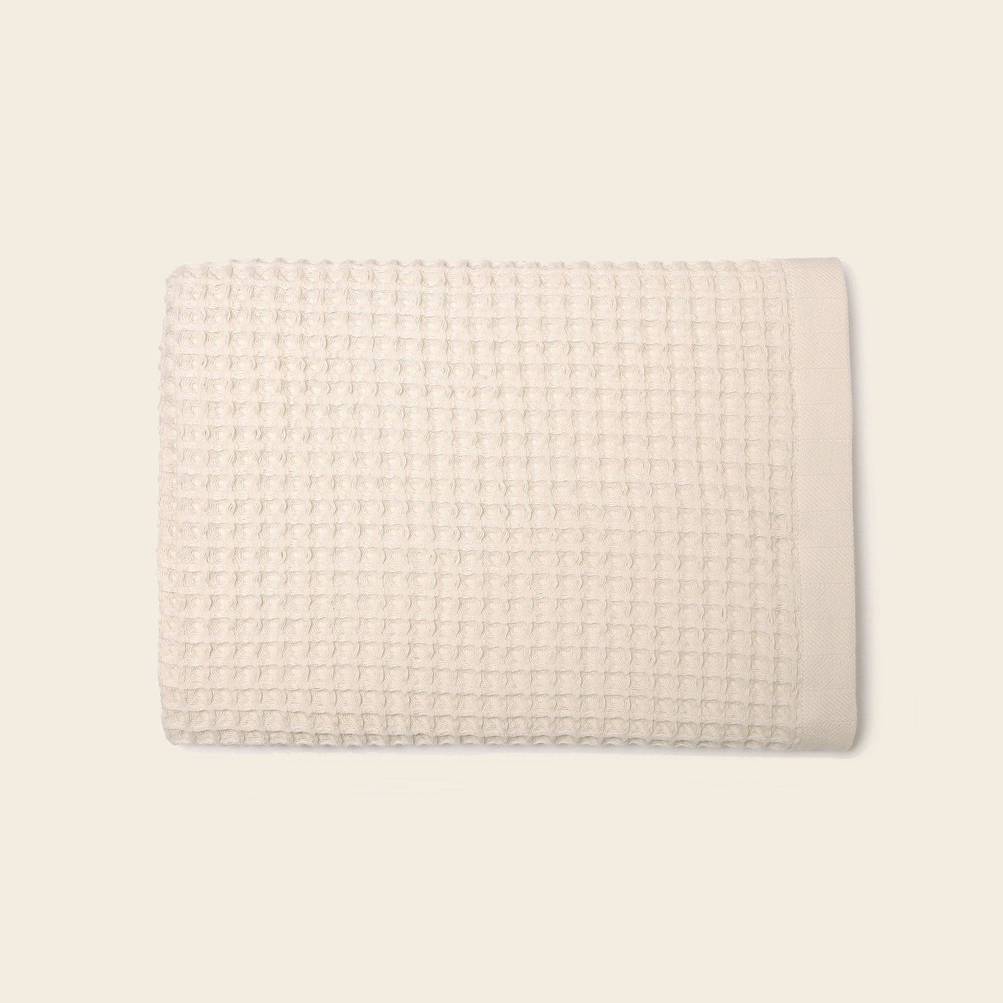 Organic Weightless Waffle Bath Towel