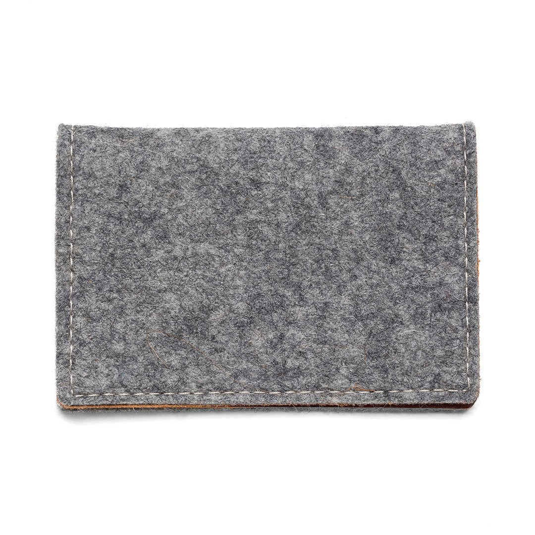 Felt and Leather Bifold Wallet - Free Living Co