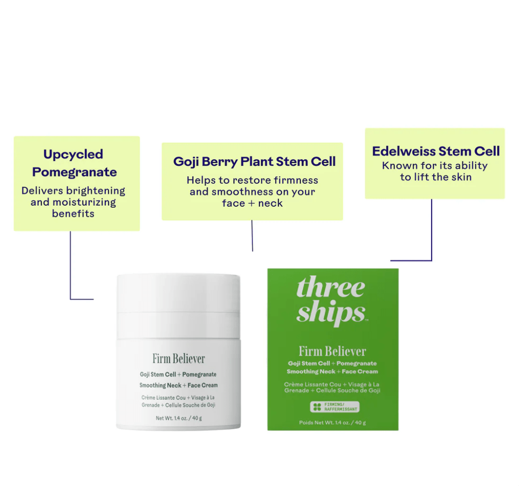 Firm Believer Goji Stem Cell + Pomegranate Smoothing Neck + - Free Living Co