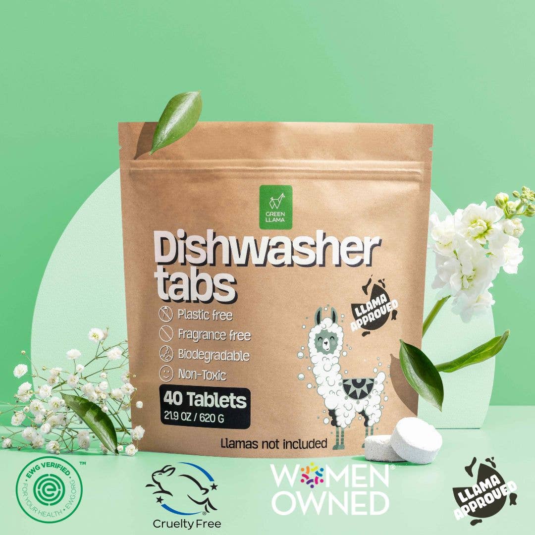 Fragrance & PVA Free Dishwasher Tablets (40ct) - Free Living Co