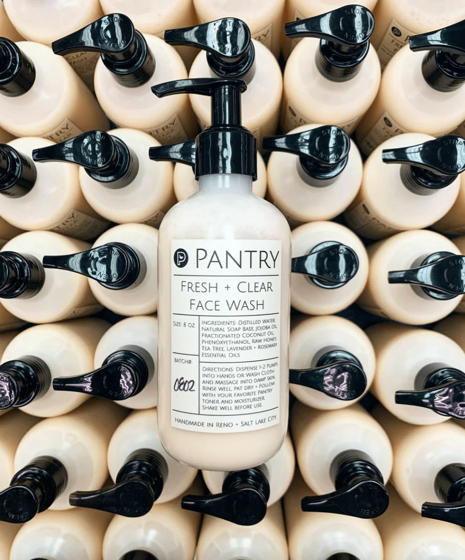 Fresh + Clear Face Wash | Honey + Jojoba Facial Cleanser - Free Living Co