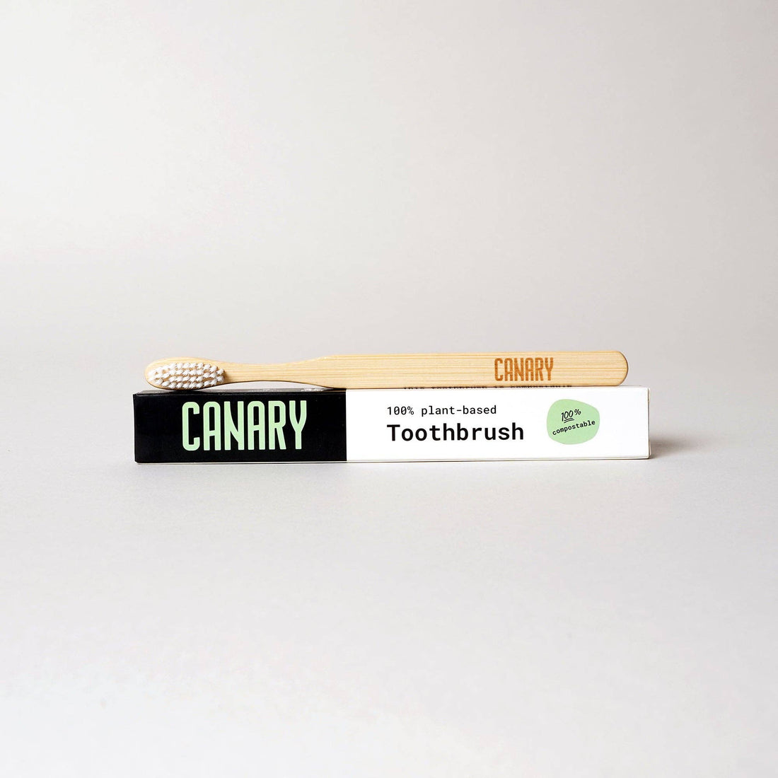 Fully Compostable Bamboo Toothbrush - Free Living Co