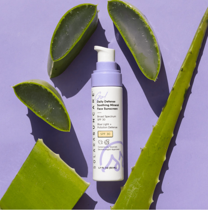 Go! - Daily Defense Soothing Mineral Face Sunscreen - Free Living Co