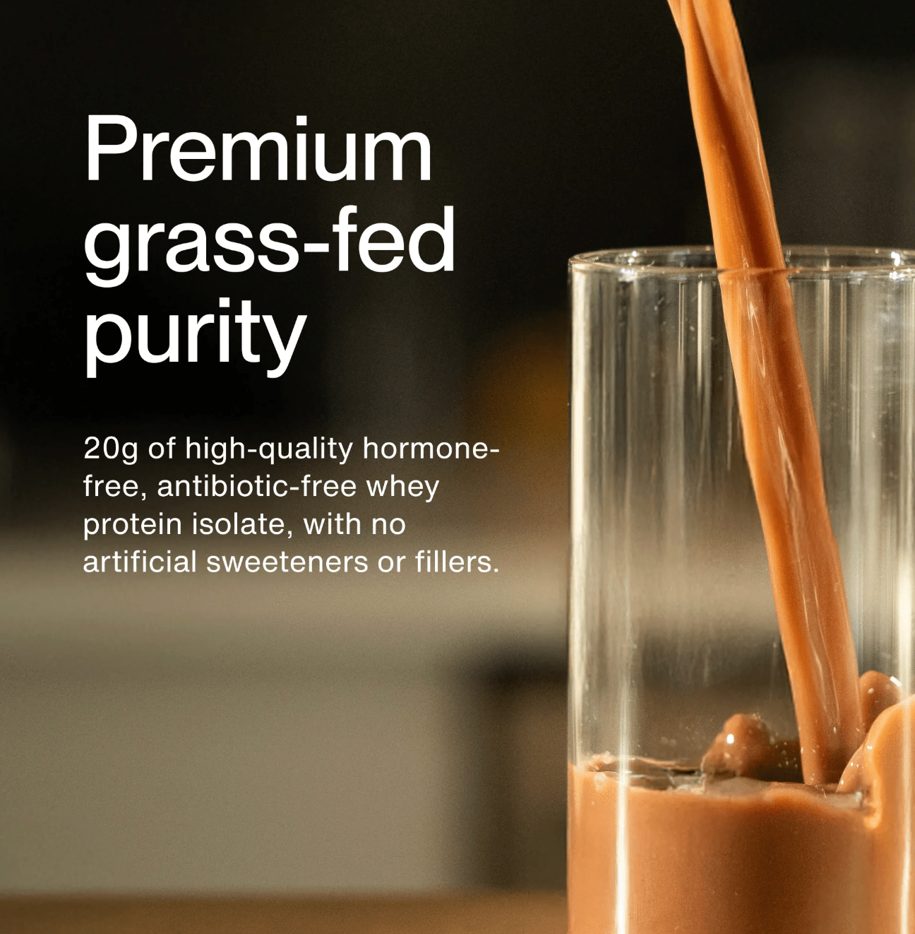 Grass - Fed Whey Protein Isolate Powder - Free Living Co