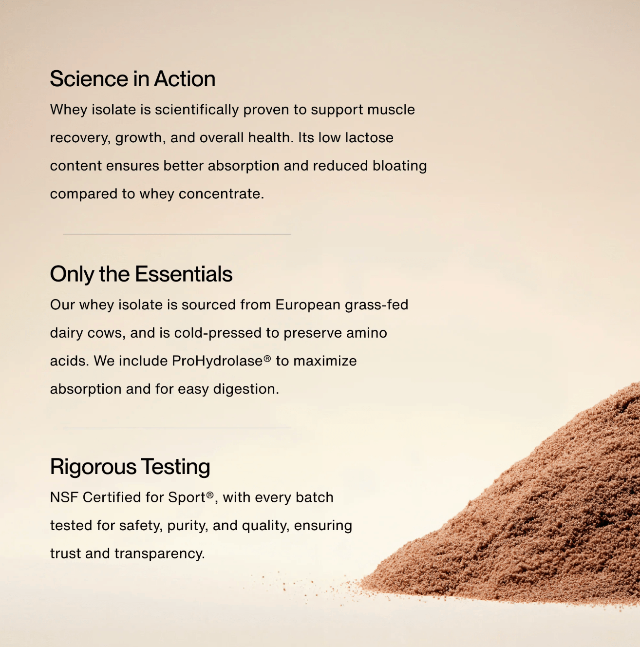 Grass - Fed Whey Protein Isolate Powder - Free Living Co