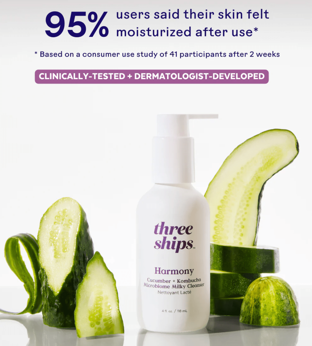Harmony Cucumber + Kombucha Microbiome Balancing Cleanser - Free Living Co