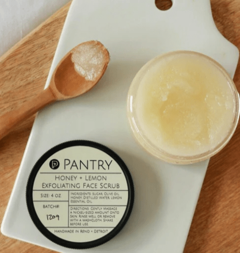 Honey + Lemon Exfoliating Face Scrub - Free Living Co