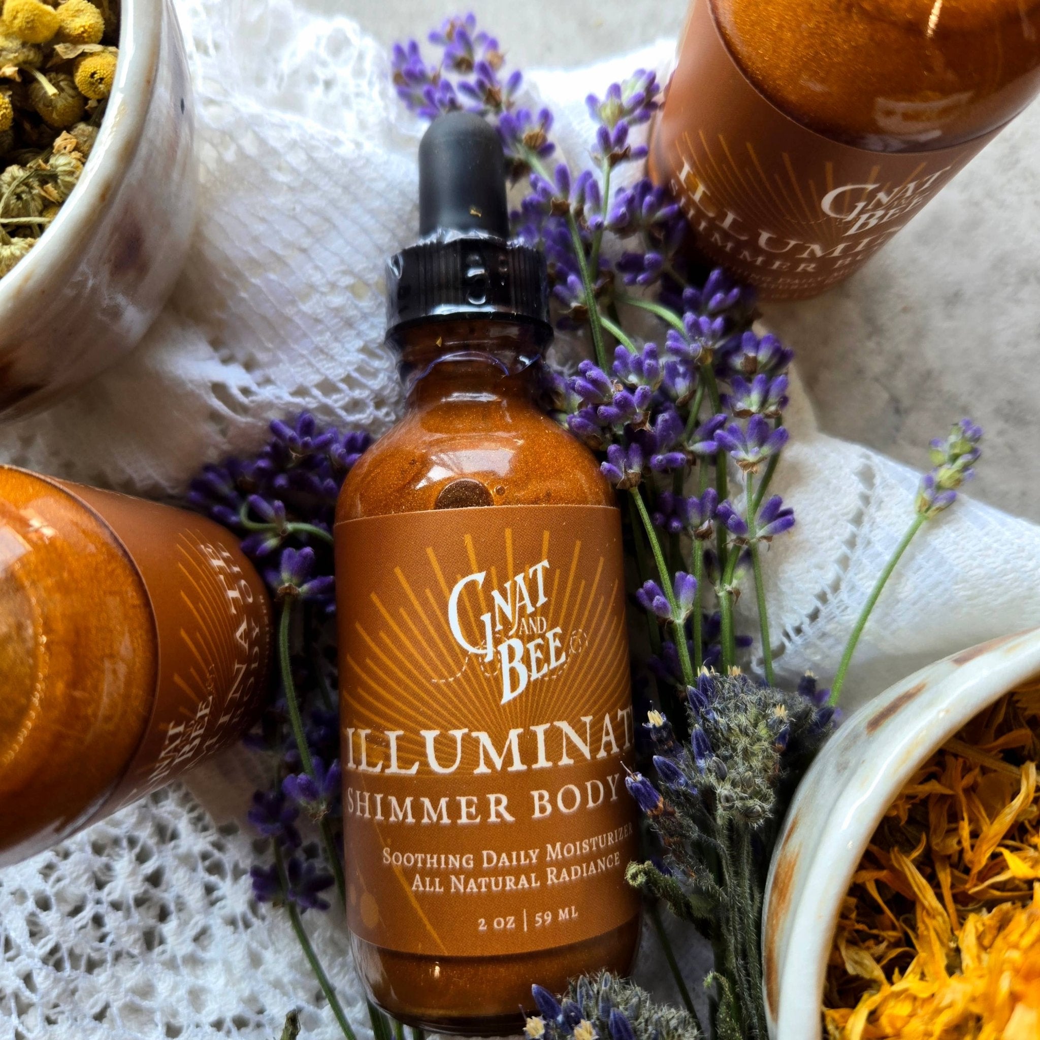 Illuminate | Shimmer Body Oil - Free Living Co