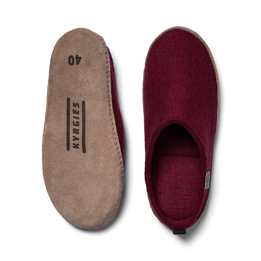Kyrgies Indoor Wool Slides - Free Living Co