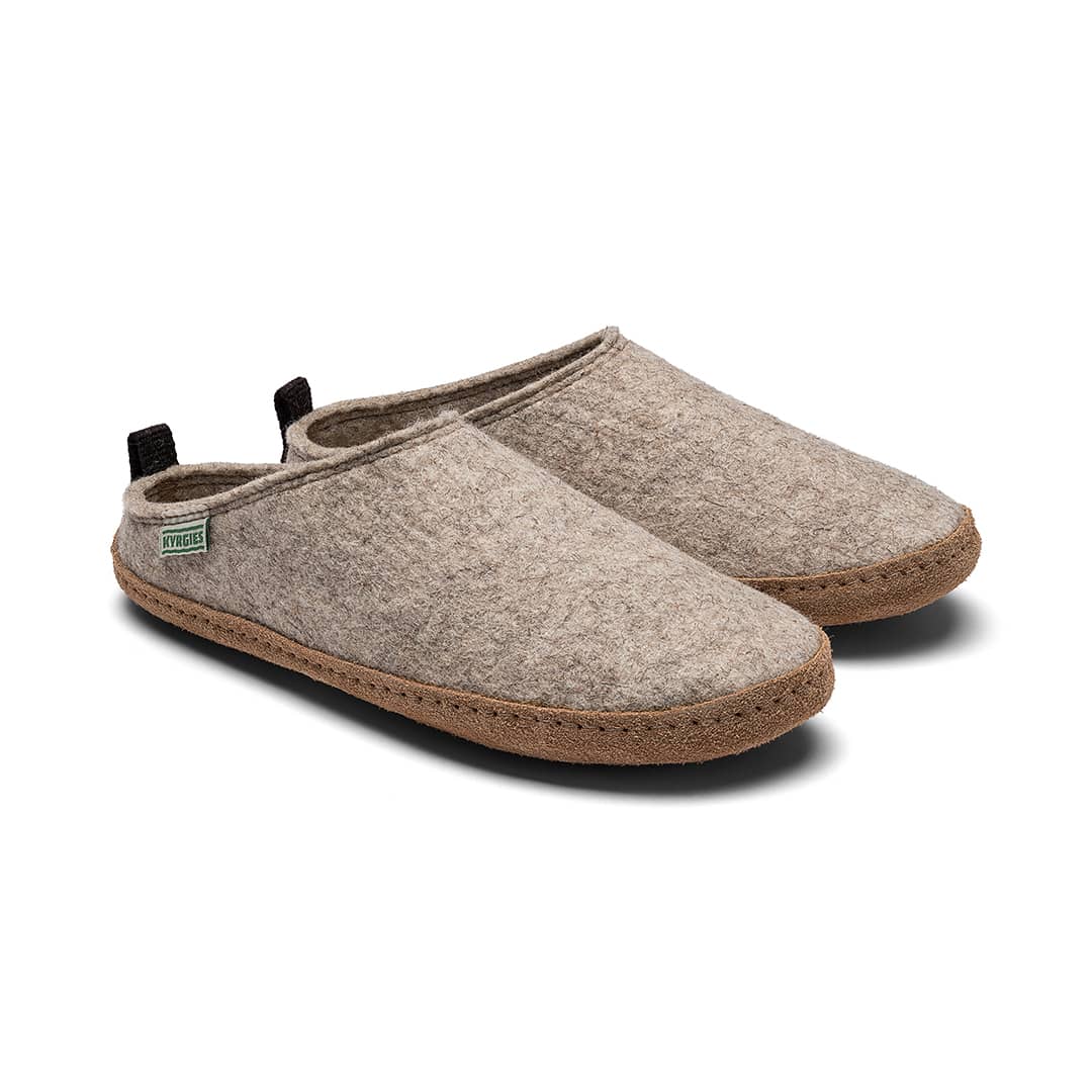 Kyrgies Indoor Wool Slides side profile showing slim silhouette