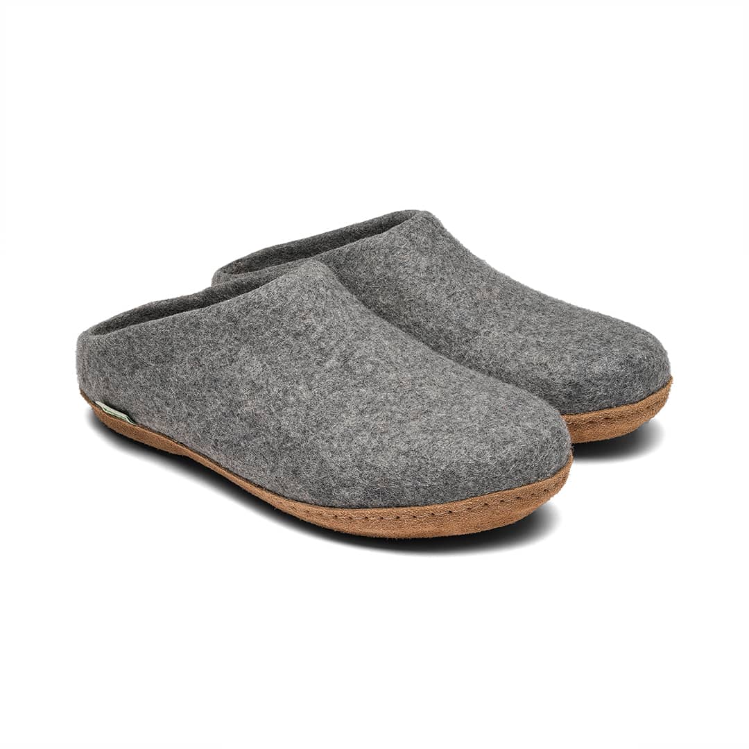 Kyrgies Molded Sole Low Back slipper side profile showing low-back heel design