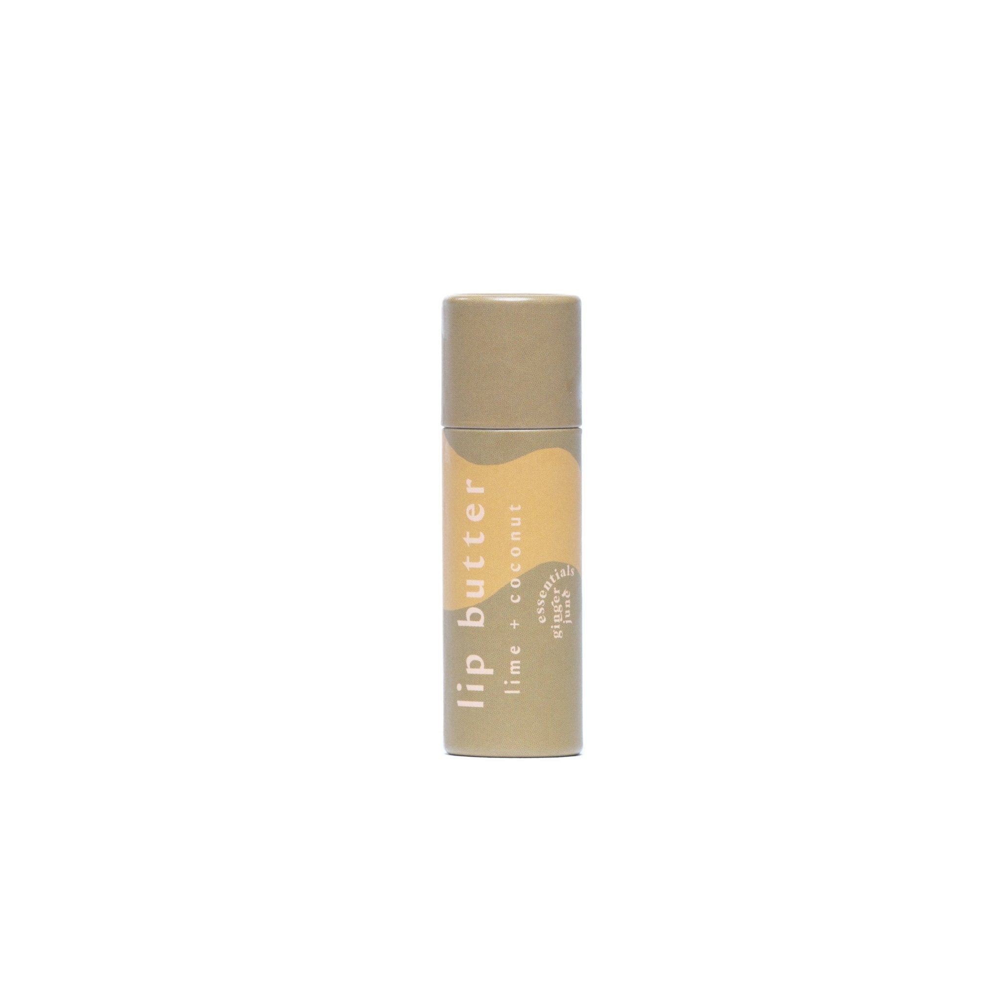 Lip butter • lime + coconut • moisture rich & glossy enhanced with olive squalane - Free Living Co