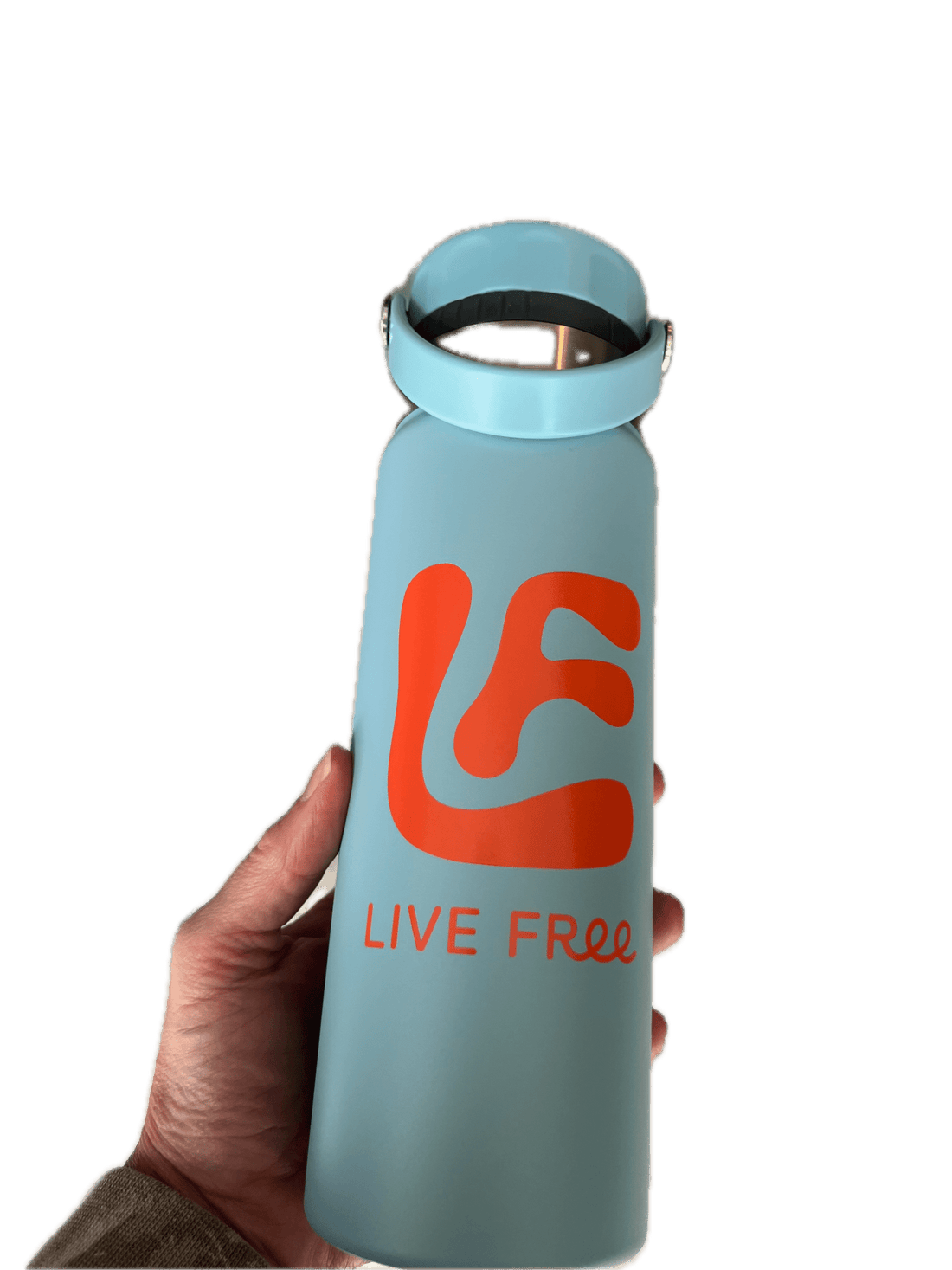 Live free water bottle - Free Living Co