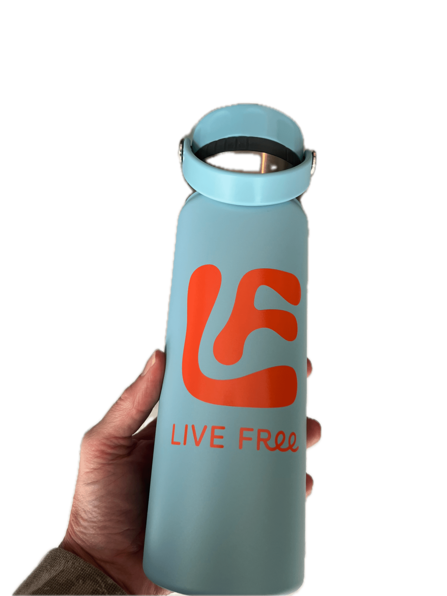 Live free water bottle - Free Living Co