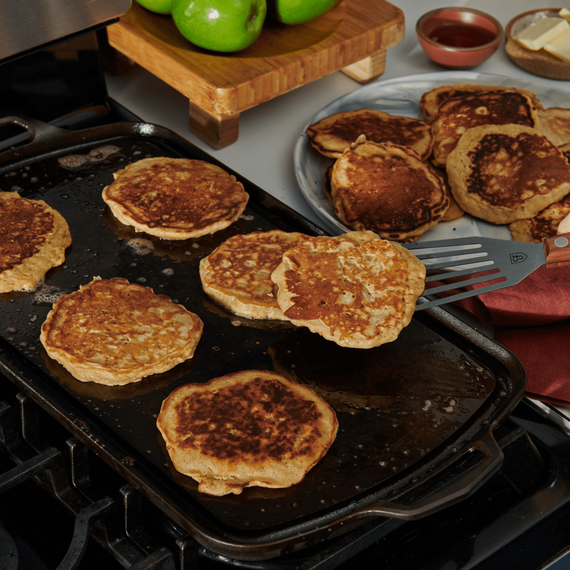 Long Cast Iron Griddle - Free Living Co