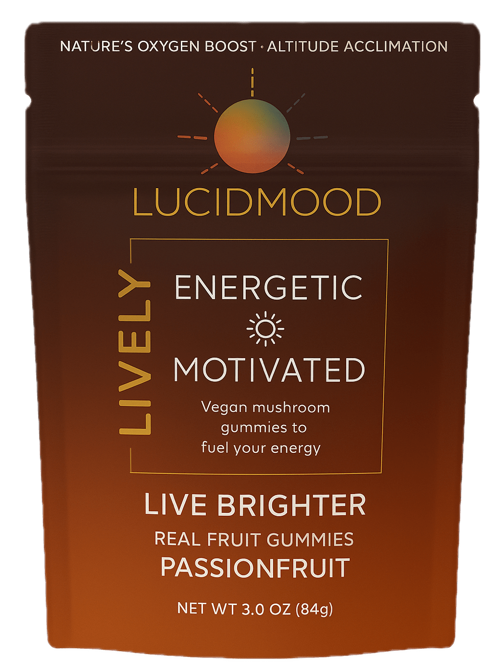 Lucidmood | Lively Natural Energy Gummies - Free Living Co