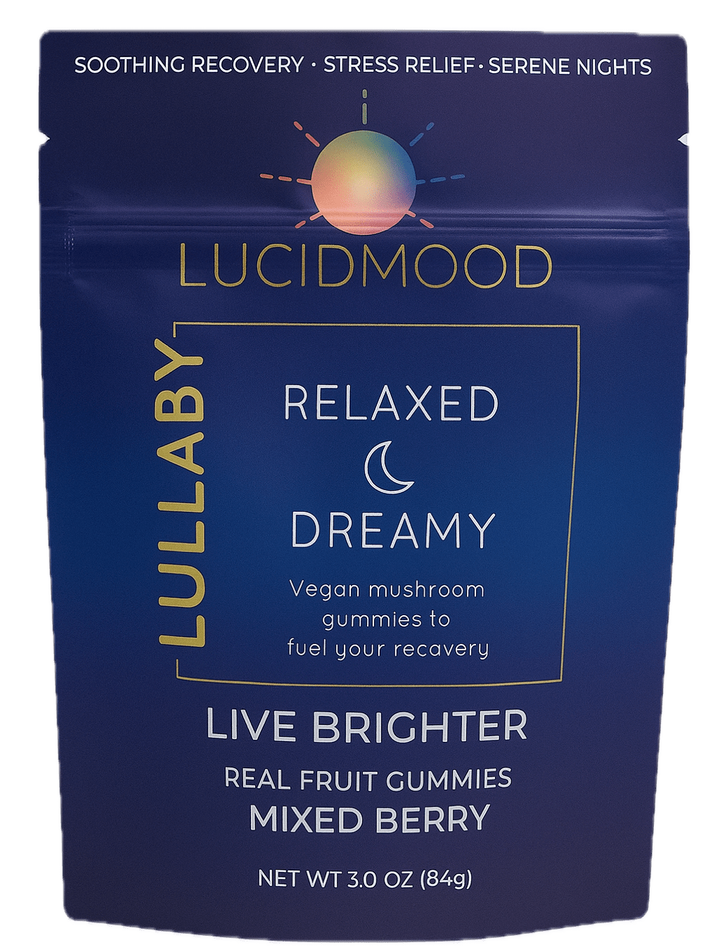 Lucidmood | Lullaby Natural Sleep Gummies - Free Living Co