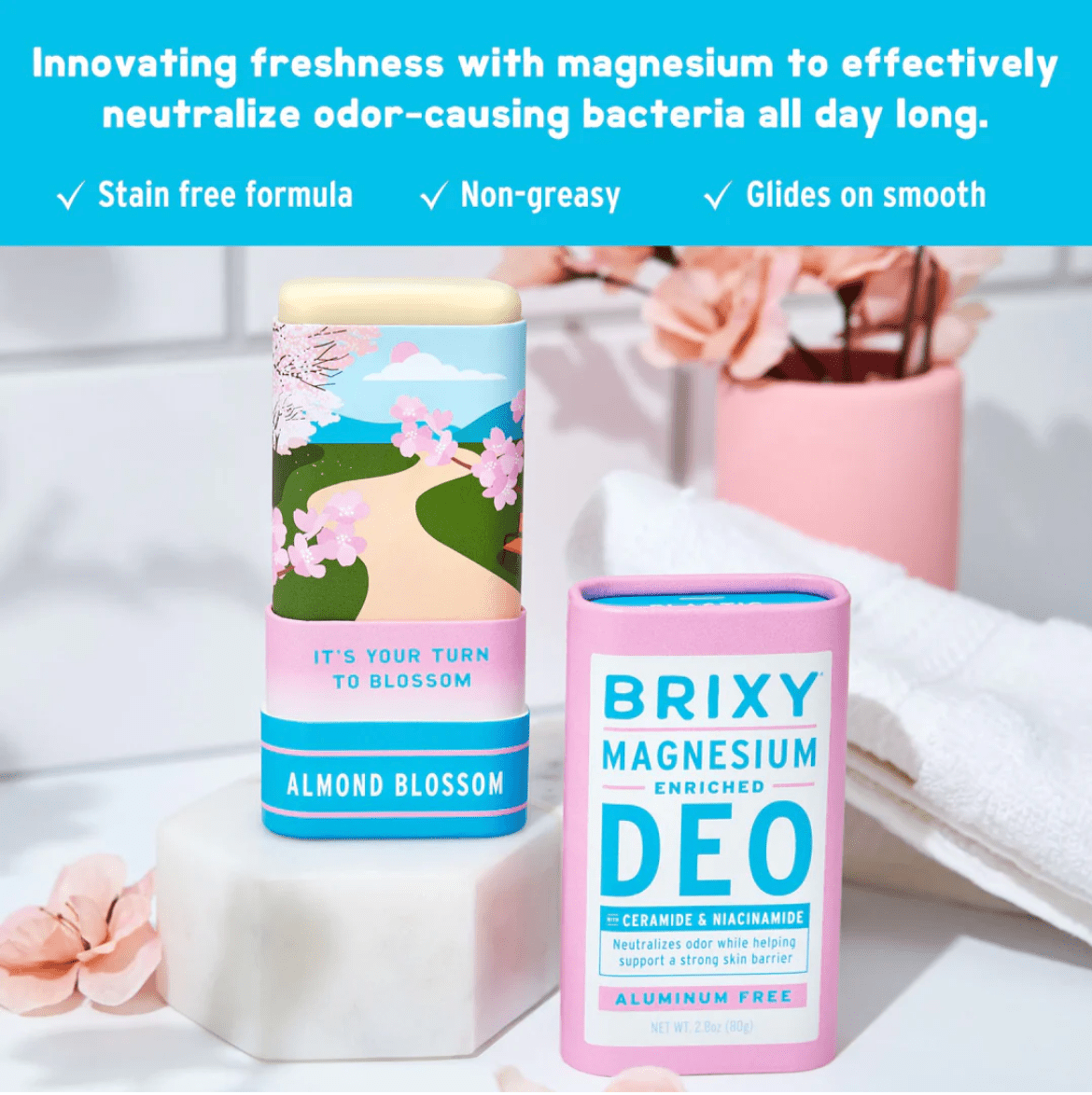 Magnesium Enriched Deodorant - Free Living Co