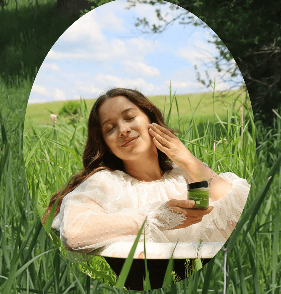 My Neighbor's Tallow Blue Moon Face Balm - Free Living Co