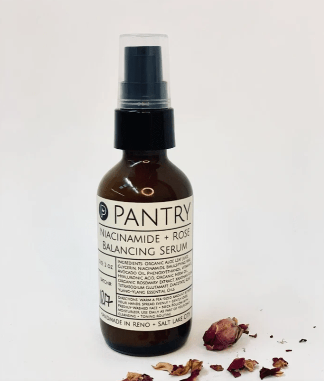 Niacinamide + Rose Facial Serum - Soften, Smooth, Balance - Free Living Co