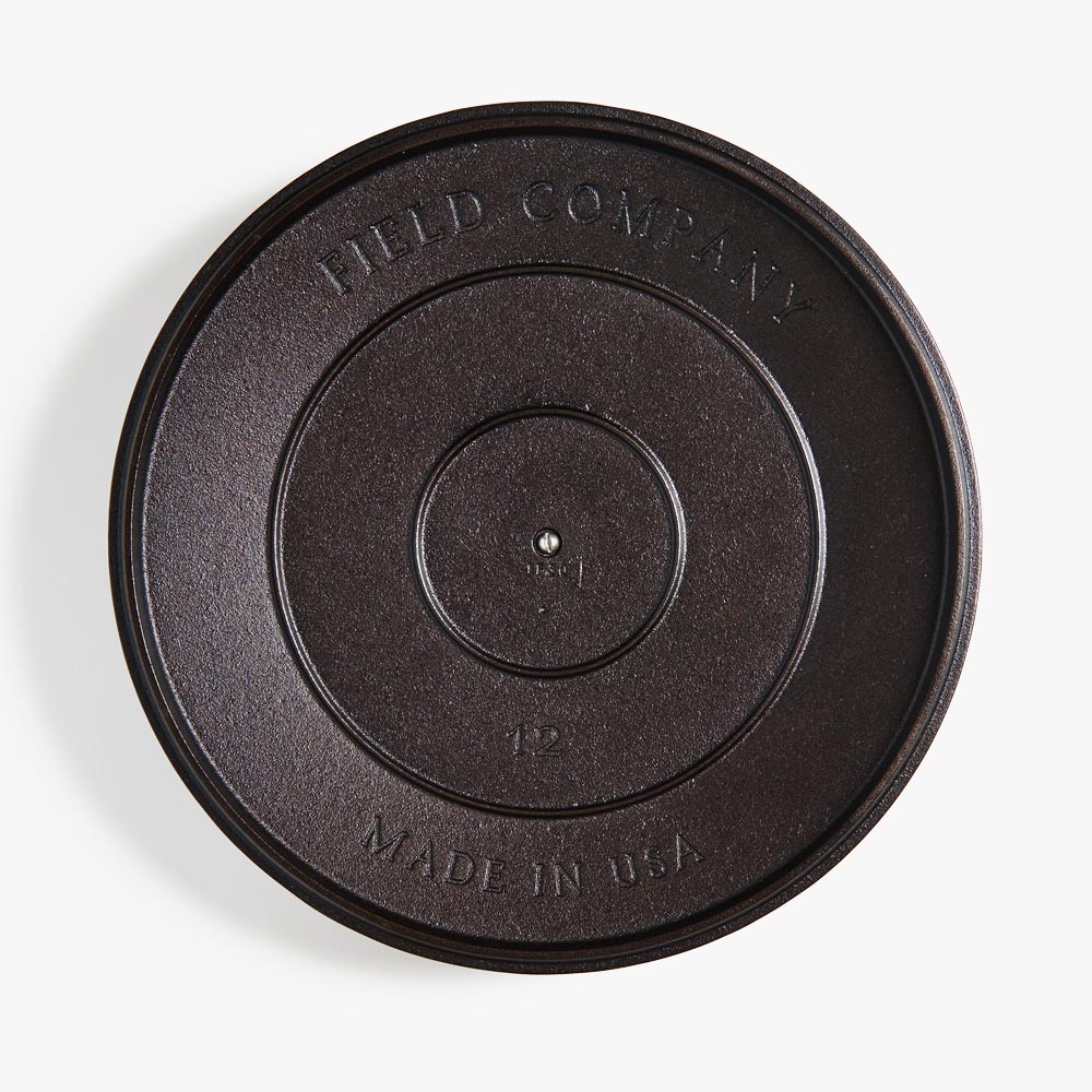 No.12 Cast Iron Skillet Lid - Free Living Co