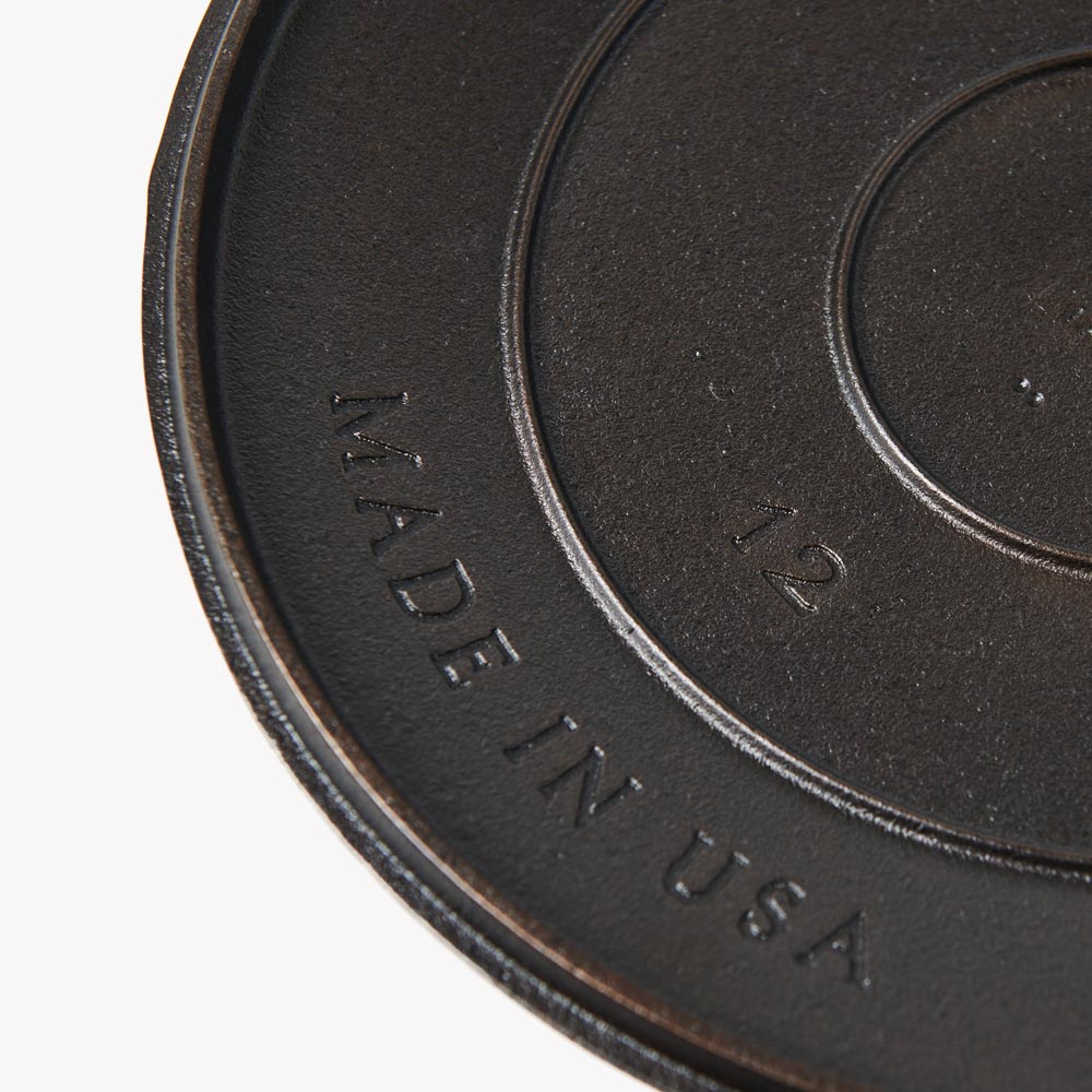 No.12 Cast Iron Skillet Lid - Free Living Co