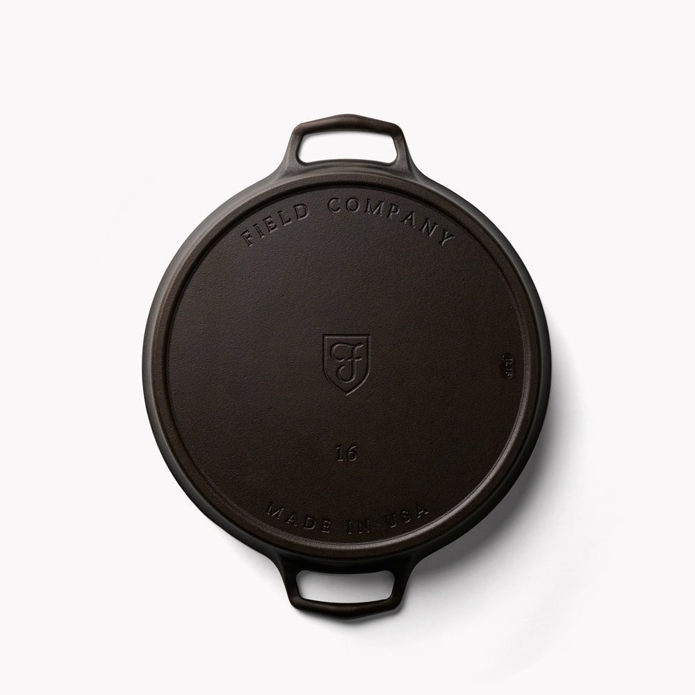 No.16 Double-Handled Cast Iron Skillet - Free Living Co