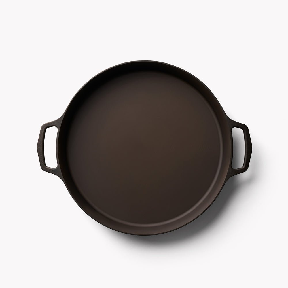 No.16 Double-Handled Cast Iron Skillet - Free Living Co