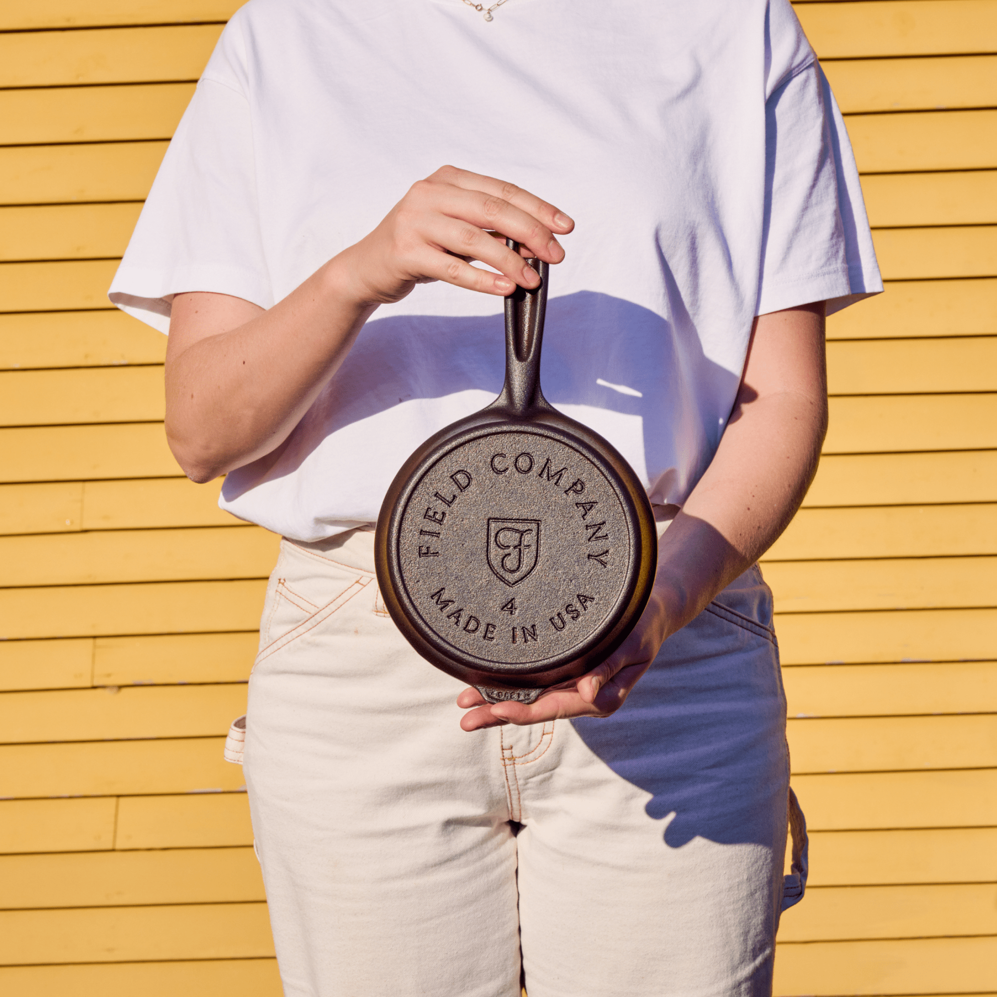 No.4 Cast Iron Skillet - Free Living Co