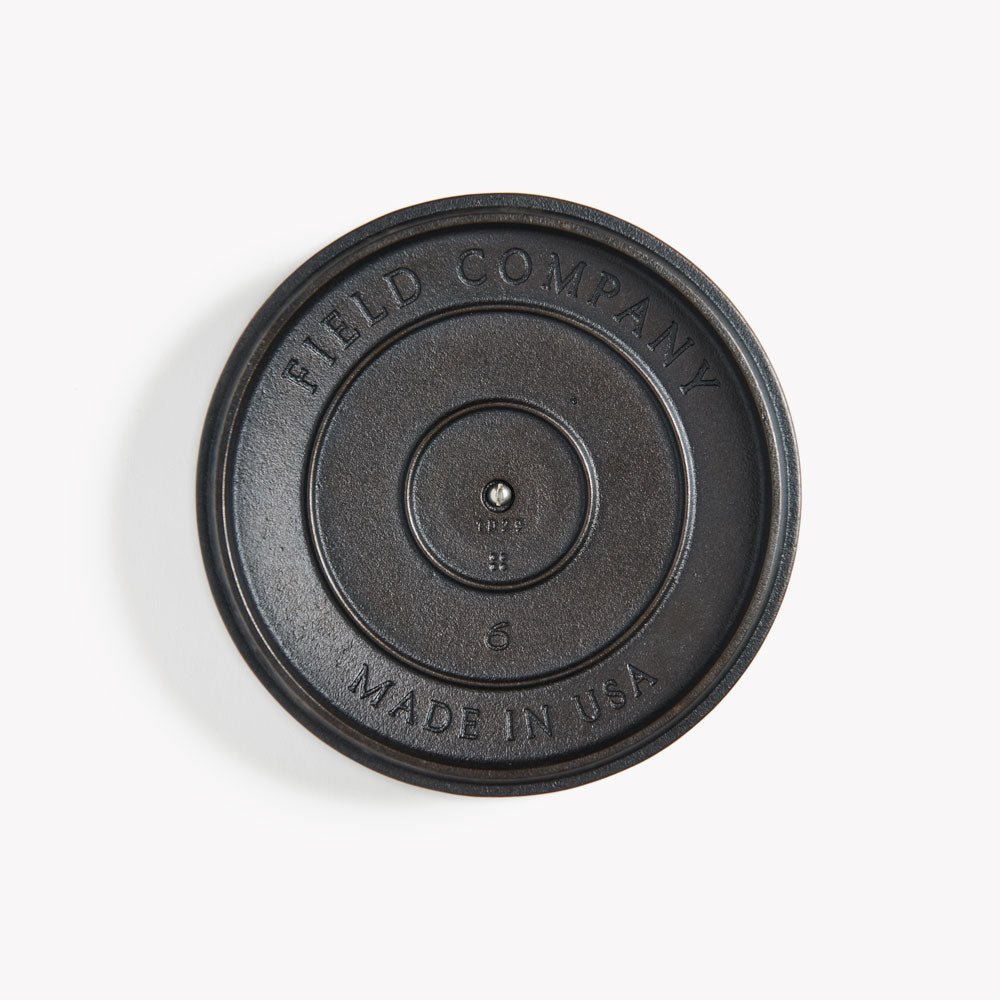 No.6 Cast Iron Skillet Lid - Free Living Co