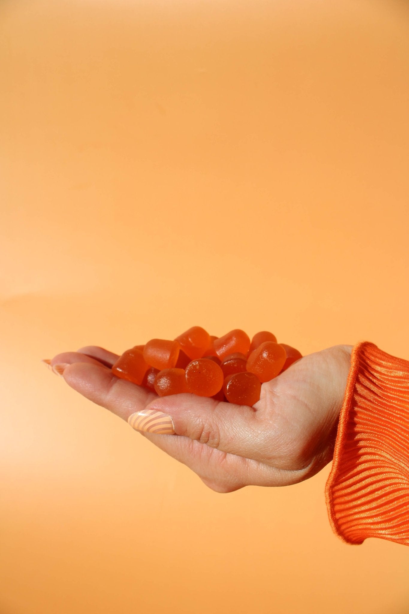 Orange Cream Gummy Candy - Low Sugar 5g, Prebiotics - Free Living Co