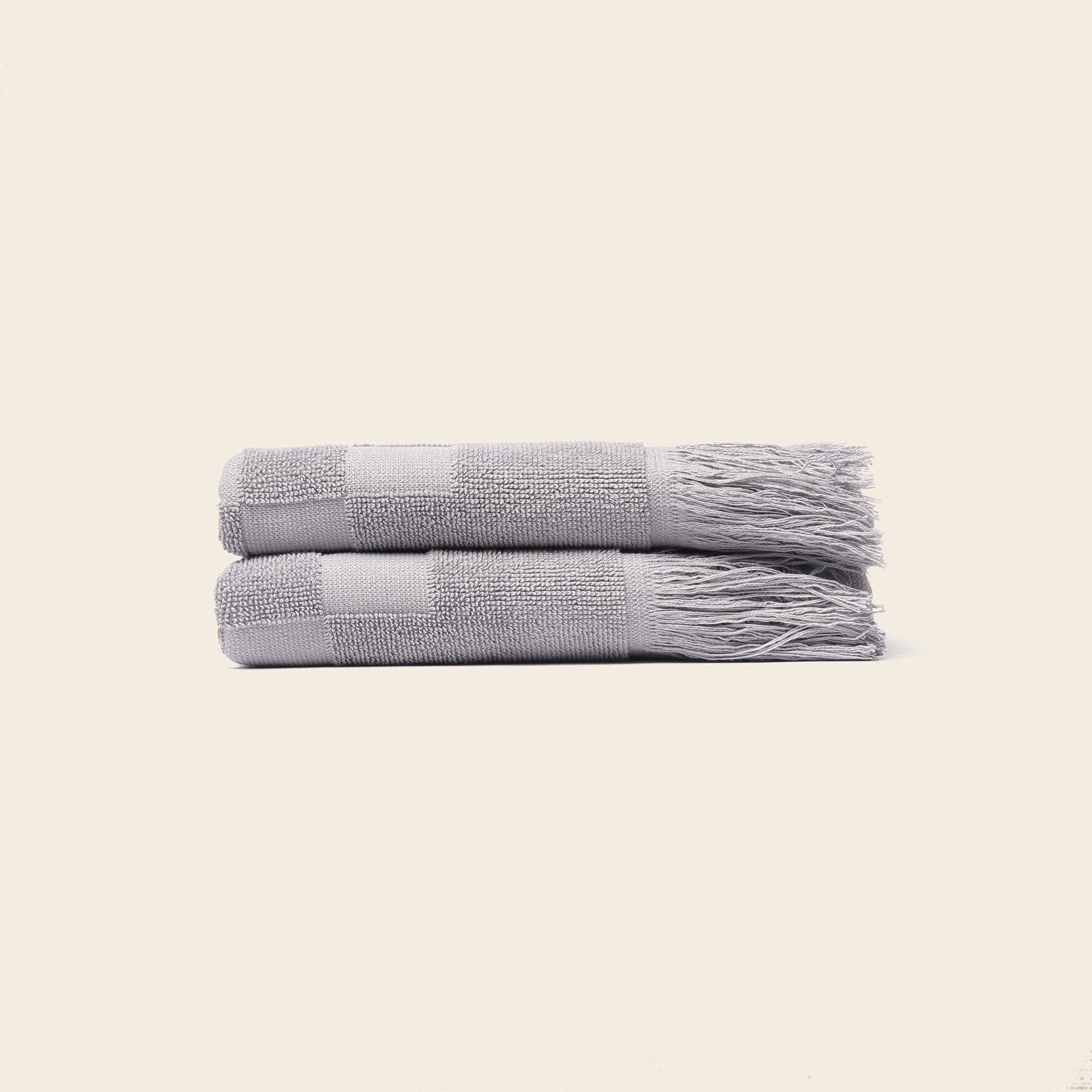 Organic Checkered Hand Towel - Free Living Co