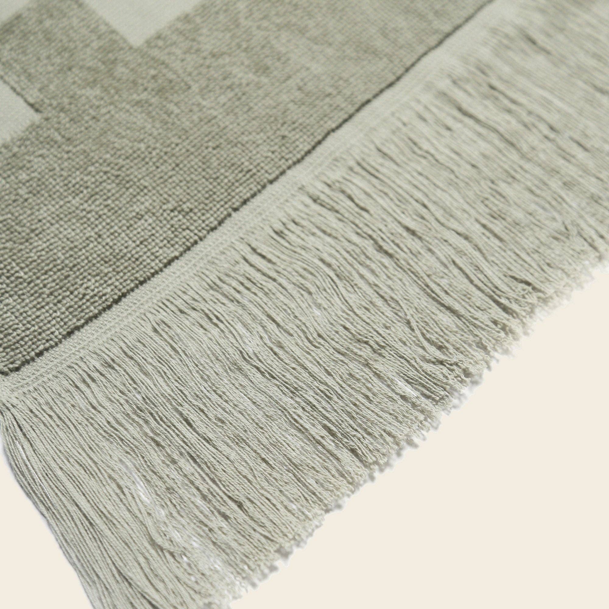 Organic Checkered Hand Towel - Free Living Co