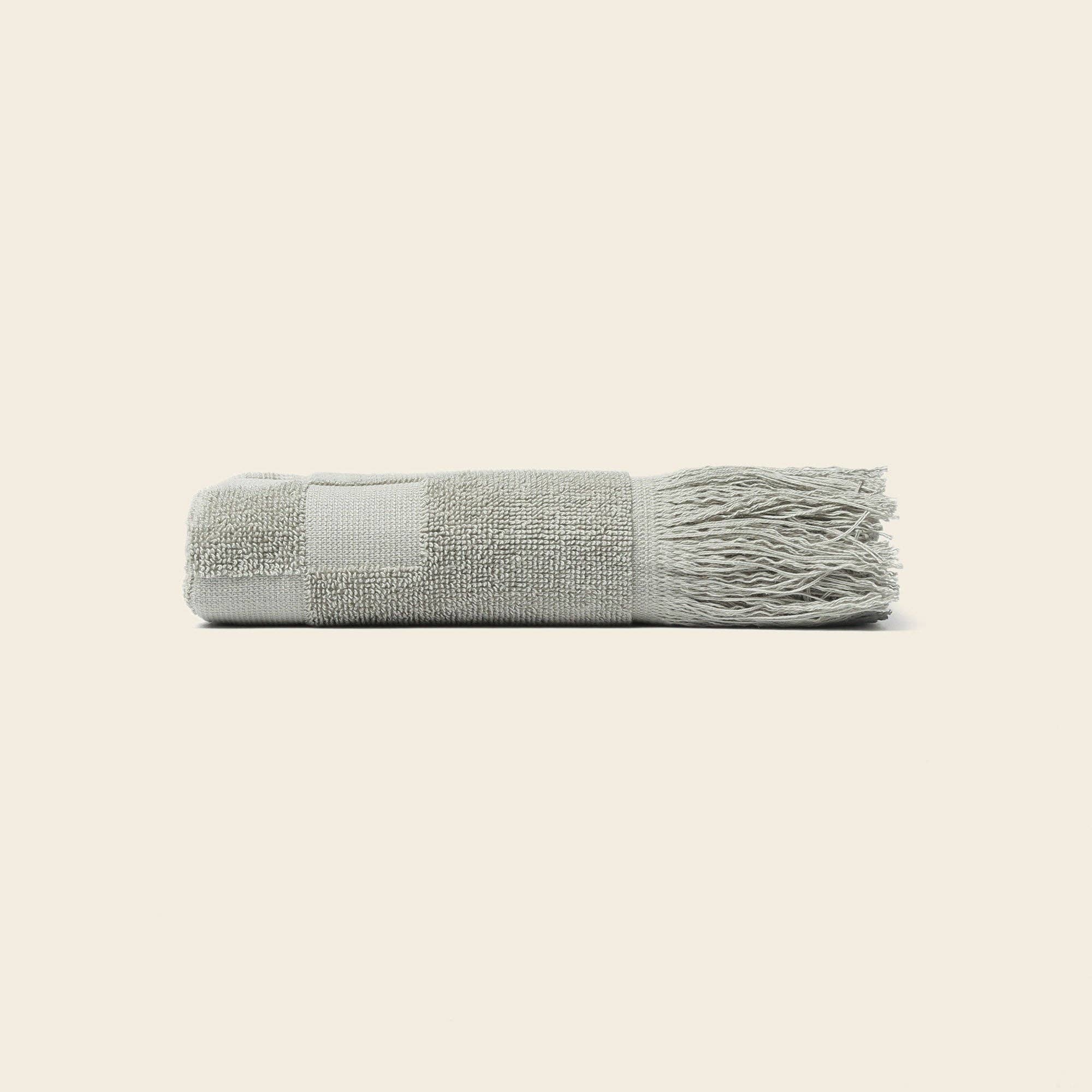 Organic Checkered Hand Towel - Free Living Co