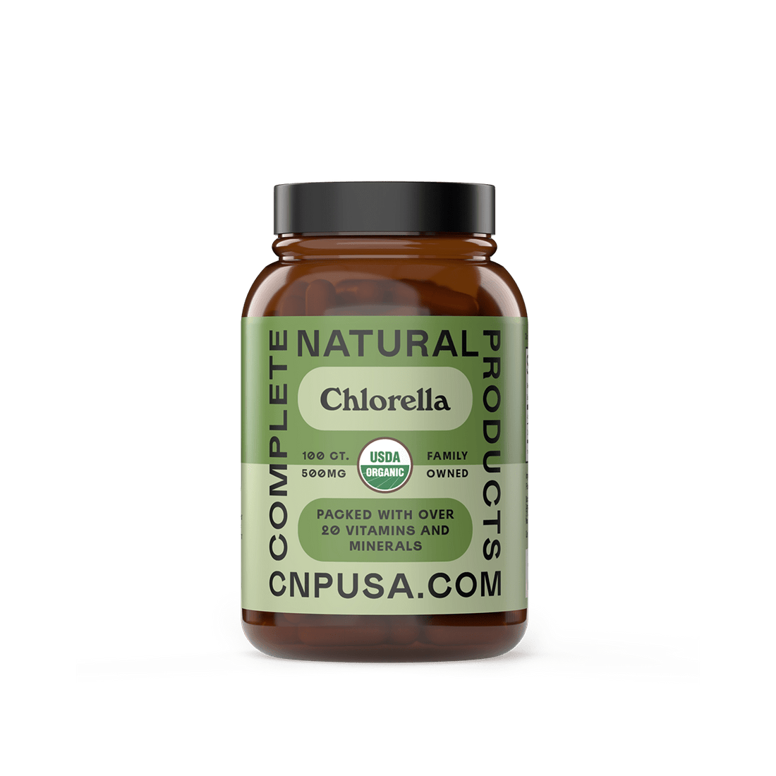 Organic Chlorella Capsules - Free Living Co