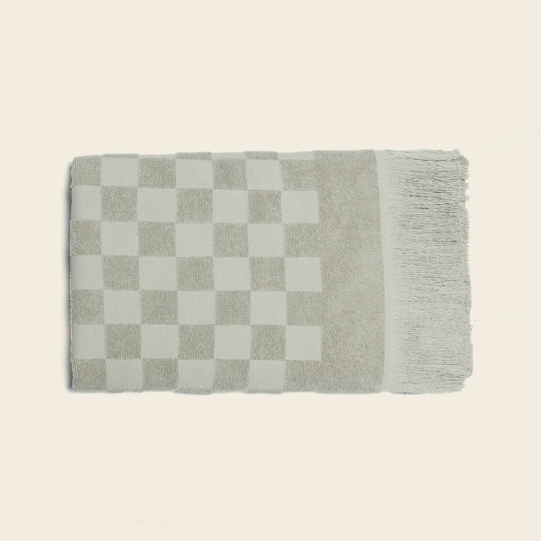 Organic Poolside Checkered Beach Towel - Free Living Co