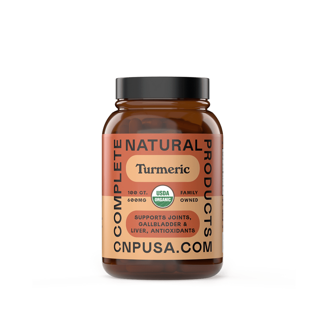 Organic Turmeric Capsules - Free Living Co