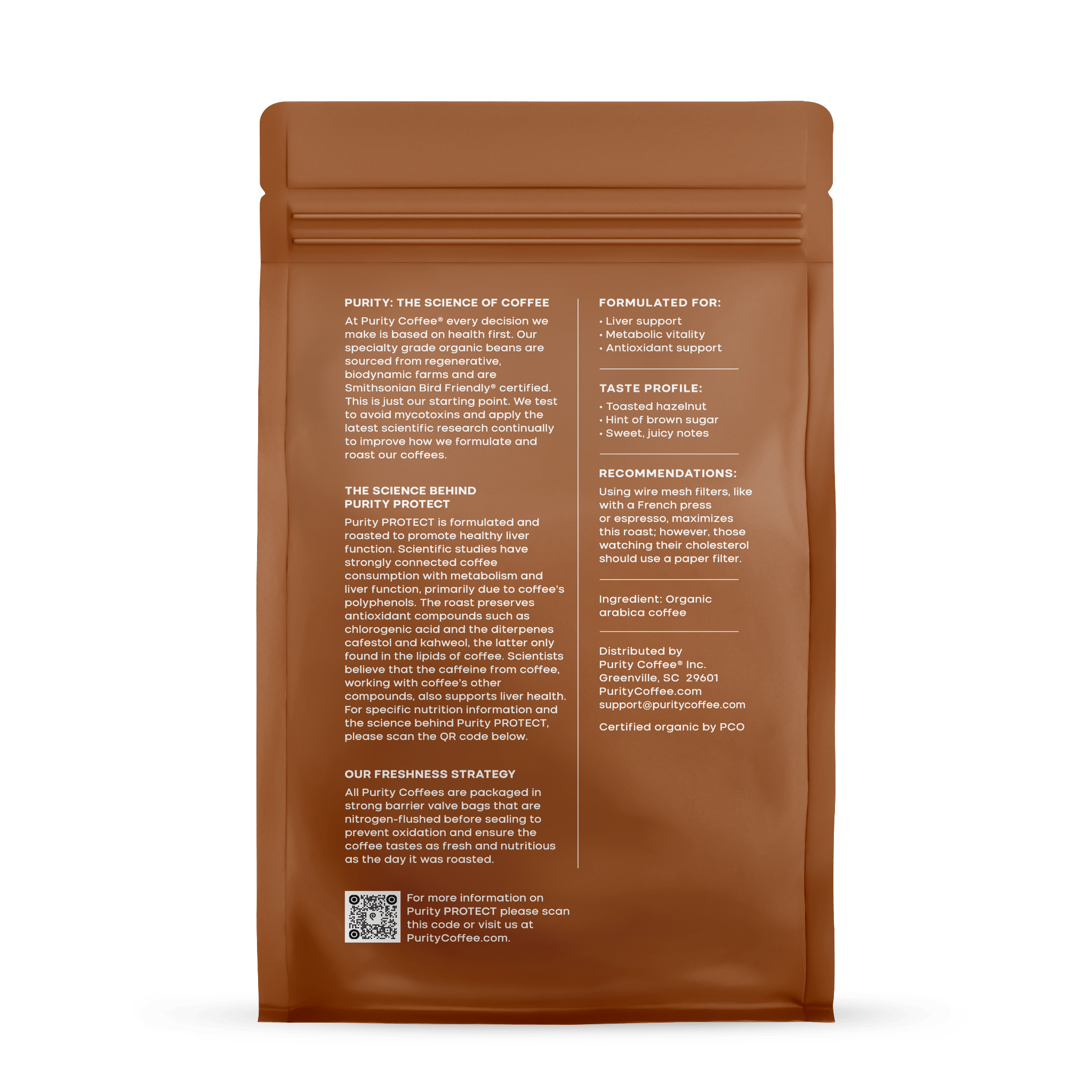 PROTECT: Light - Medium Roast Whole Bean Coffee - Free Living Co