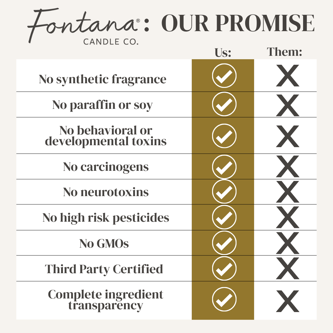 Pure Vanilla Essential Oil Beeswax Jar Candle: Non - Toxic - Free Living Co