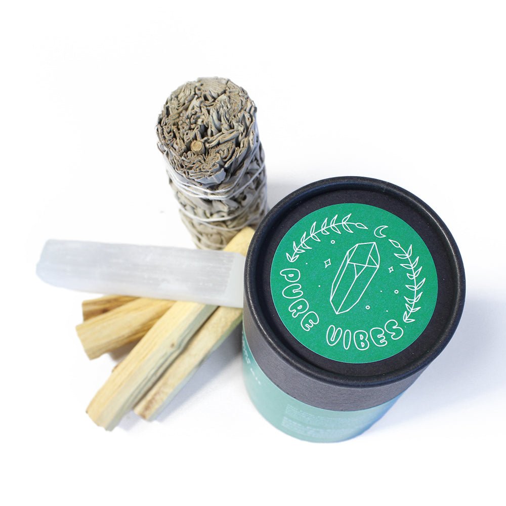Pure Vibes Travel Smudging Kit - Free Living Co