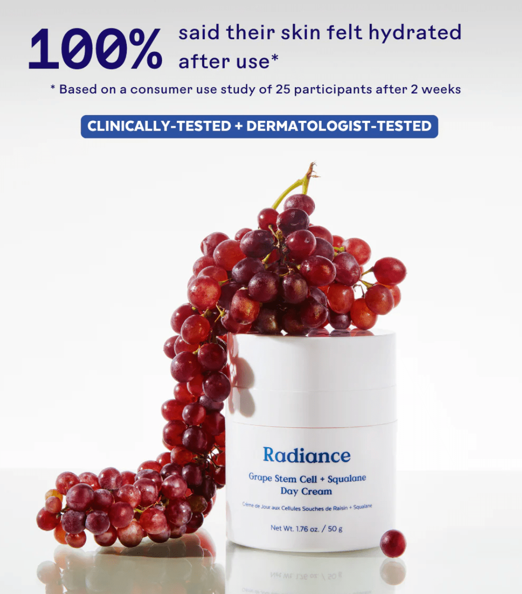 Radiance Grape Stem Cell + Squalane Day Cream - Free Living Co