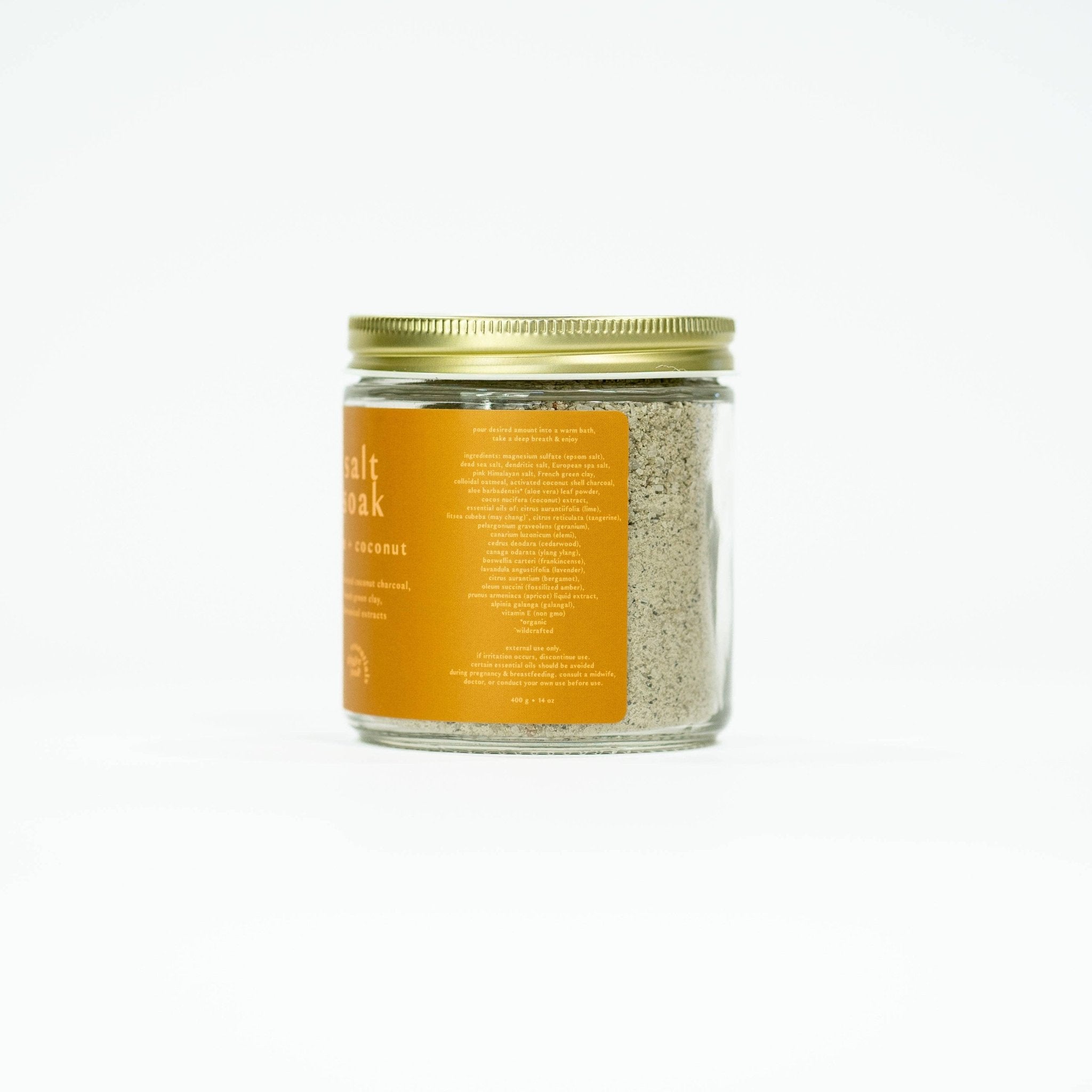 SALT SOAK • lime + coconut • 100% natural, nothing synthetic • 14 oz - Free Living Co