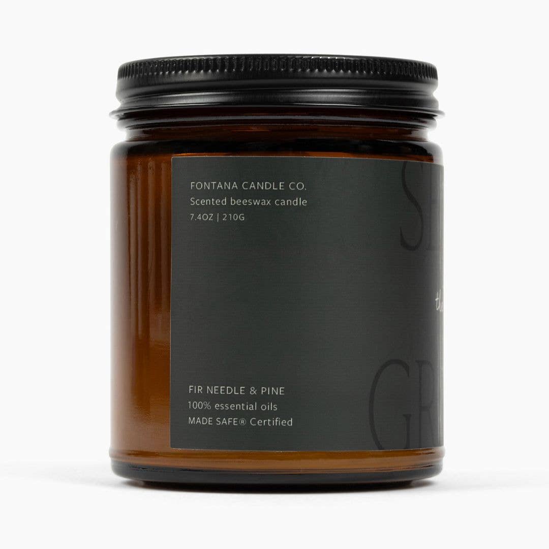 Seasons Greetings Beeswax & Essential Oil Jar Candle - Free Living Co