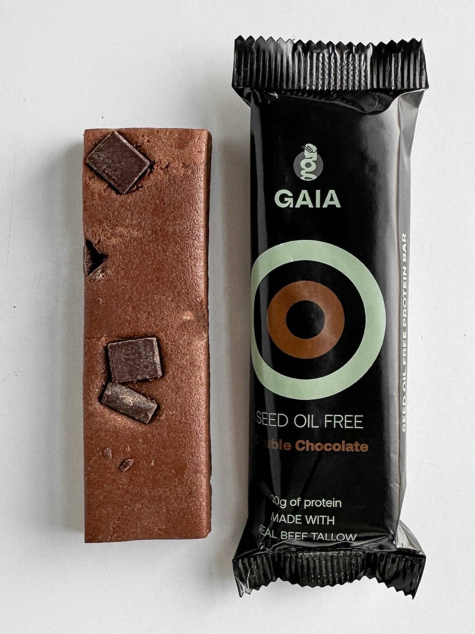 Seed Oil Free Double Chocolate Sea Salt Protein Bar - Free Living Co