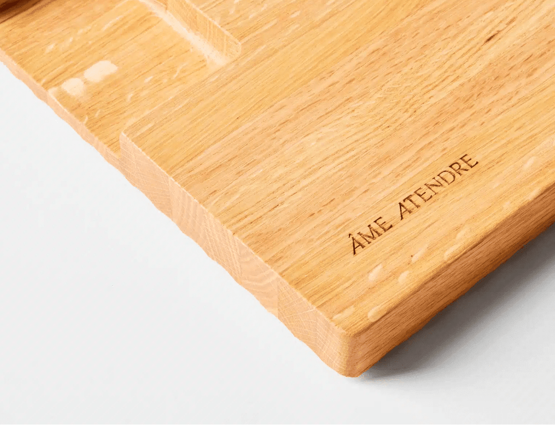 Small Hand Crafted Red Oak Serving Board - Free Living Co