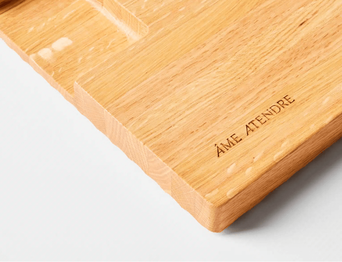 Small Hand Crafted Red Oak Serving Board - Free Living Co