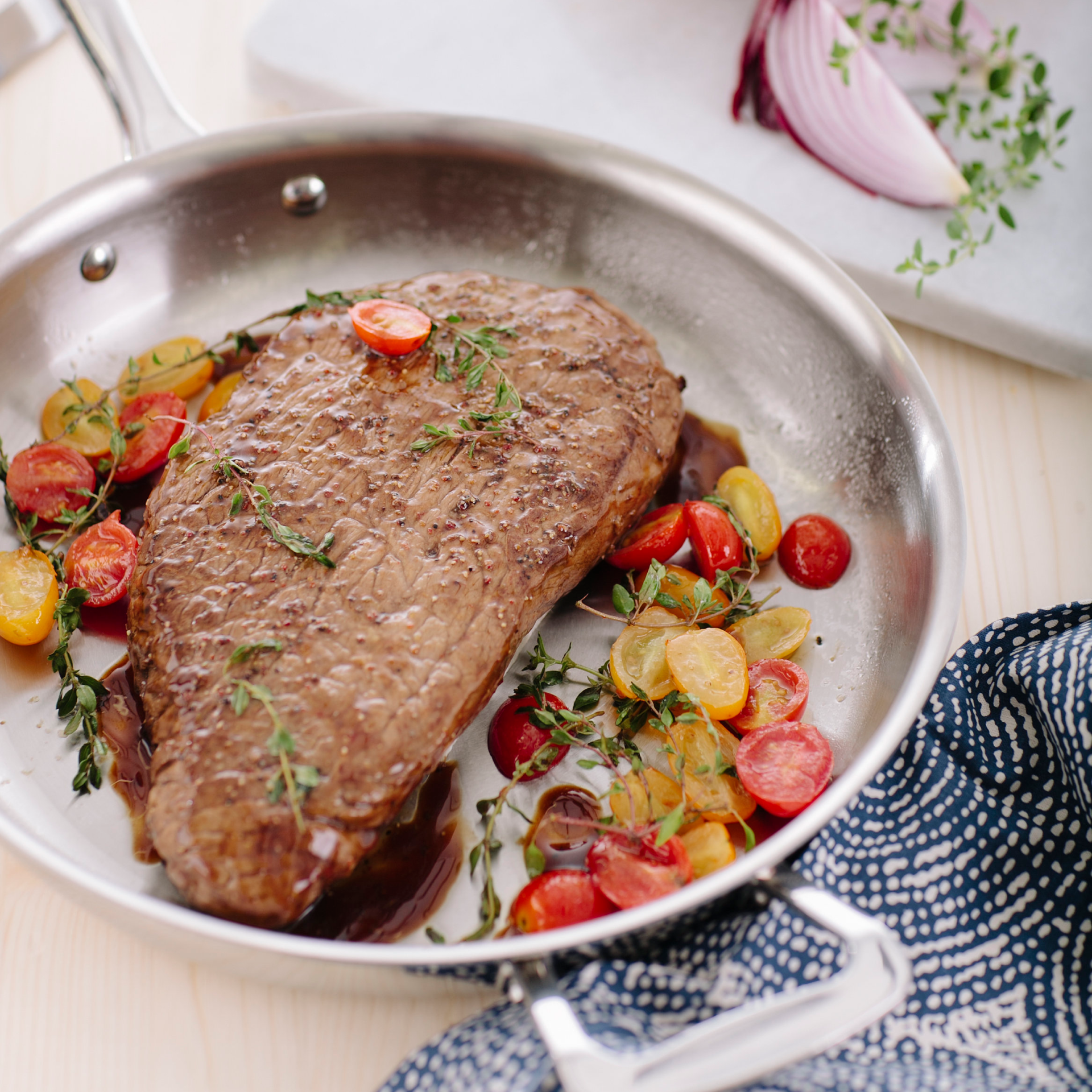 11.5 Inch Stainless Steel Fry Pan