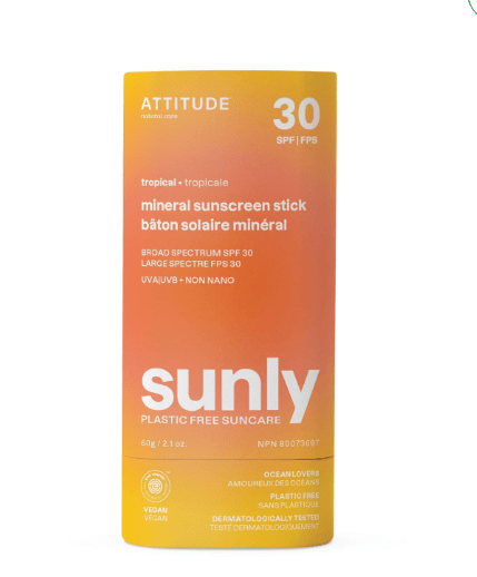 Sunly Plastic-Free Mineral Sunscreen Stick SPF 30 - Free Living Co