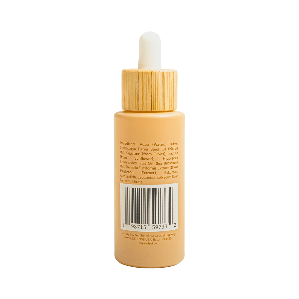 Tallow Anti - Aging Serum – Natural Collagen Face Oil - Free Living Co