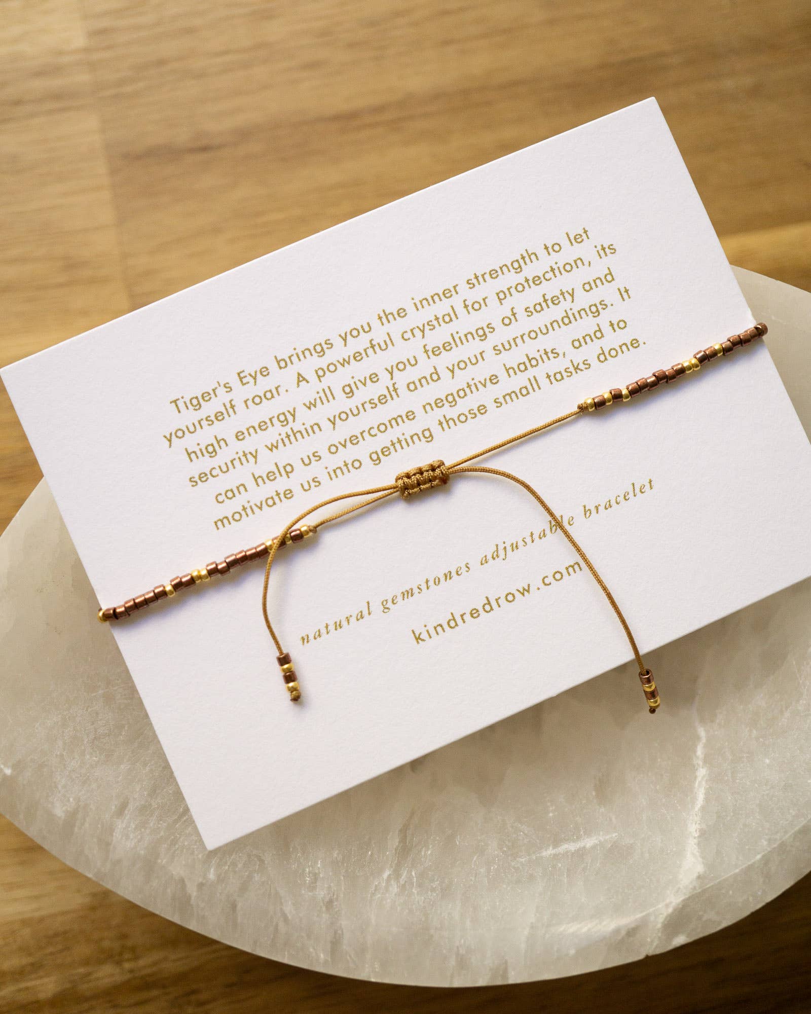 Tiger's Eye Healing Gemstone Stacking Bracelet - Free Living Co